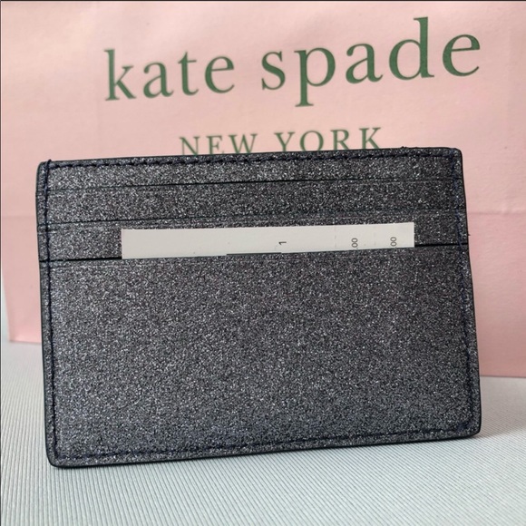 Kate Spade Joeley Glitter Slim CardHolder GiftBox - Picture 3 of 9